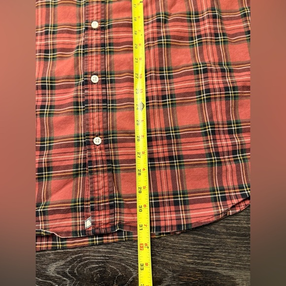Denim & Supply Ralph Lauren Men's Red Plaid Shirt - Picture 3 of 3